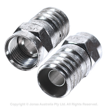 CONNECTOR F MALE HEX CRIMP RG6 QUAD MTL