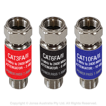 ATTENUATOR F MALE TO F FEMALE 10dB RATED 1 AMP (WITHOUT O-RING)