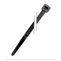 HARDWARE CABLE TIES, 300MM (100/BAG)