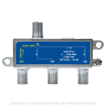TAP 2 WAY 12 DB, 5...2400MHZ POWER PASS OUT-IN 30V 2A