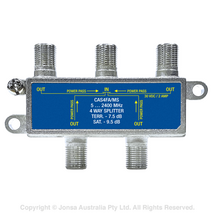 SPLITTER 4WAY F TYPE 5...2400MHz PP 2A