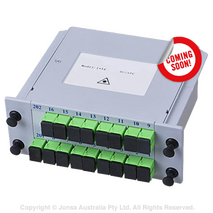 FIBRE SPLITTER PLC CASSETTE SC/APC 1 IN 8 OUT