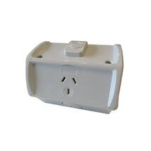 SOCKET DOUBLE GPO Weatherproof 250V 10A IP53