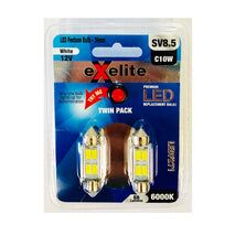 GLOBE LED Auto FESTOON 12V 10W SV8.5 T11 31mm 6K x 2