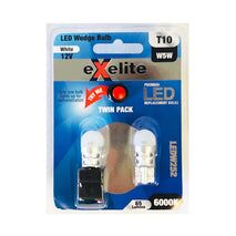 GLOBE LED Auto WEDGE 12-24V 21/5W T10 6K x 2