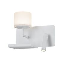 WALL Int City S/M 6W + 3W Reader Matt Wh w/Frosted Diff RIGHT