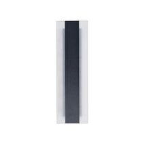 WALL S/M 9W RECT L300mm LED TRI 670Lm IP65 White w/FR Diff 2YR