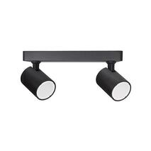 SPOT D/ADJ GU10 Blk IP20 RECT BAR L250mm x W75mm x H25mm