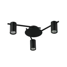 SPOT GU10 X 4 Interior Ceiling Matt  BLK OD520mm H120mm Adj