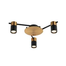 SPOT GU10 X 6 Interior Ceiling Brass & Matt Blk OD720mm H120mm Adj