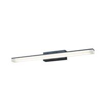 WALL Int S/M 8W RECT Chrome Tri Dim FR Diff L370 mm 931Lm