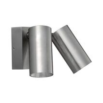 D/ADJ Pillar LED Titanium Anod Alum 3K / 4K/ 5.5K (2 x 850 Lm) IP65 16W w/sensor