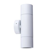 PILLAR D/ADJ 12V MR16 Wh IP65 RND B/Plate