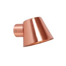 WALL S/M GU10 CONE Cop IP44 Glass Diff