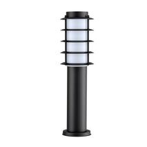 BOLLARD  LONG SS304 ES (Max 18W) LOUVERED BLK IP44