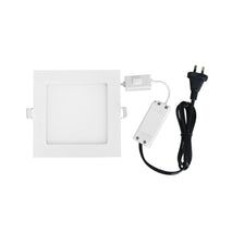 D/L LED DIMM SLIM WH SQ TRI 3K/4K/5K 900 LM 12W 155MM IP40