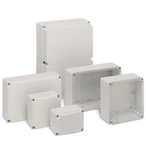PJ encl. IP55, 150x110x75, Transparent lid