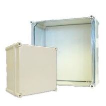 PC encl. IP66, 540x270x170, Transparent lid
