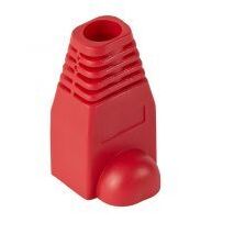 RJ45 Strain Relief Boot, Red - 10pc Pack