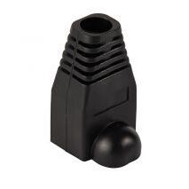 RJ45 Strain Relief Boot, Black - 10pc Pack