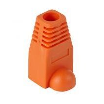 RJ45 Strain Relief Boot, Orange - 10pc Pack
