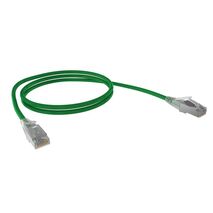 CERTECH Cat6A 26AWG S/FTP 10G RJ45 Patch Lead, Green LSZH Jacket, 1.5m