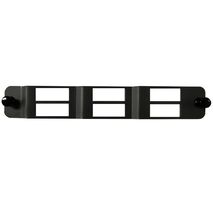 Angled 6 Port SC Duplex / LC Quad Adaptor Plate