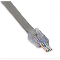 Platinum Tools ezEX48 RJ45 CAT6A Connector, 100pc Jar