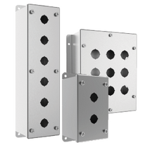 Control Stn SS 250x90x90 IP66/67 4x 22.5mm PB Hole