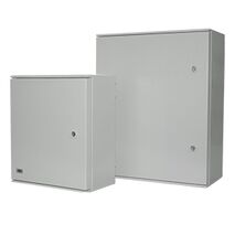 PD encl. IP65, 800x600x300, Opaque door, 1/4 turn