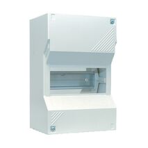 DIN Loadcentre Plastic 18 Pole, with accessories