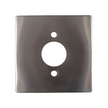 Stanilite Single Point Platinum Emergency Spitfire Single LED Square Trim Stainless Steel