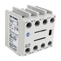 Allen-Bradley 100C Auxiliary Contact with 1NO  Contact 1Early Make 1NC Contact 1Late Break Top Mount