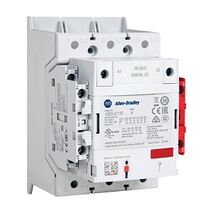 Allen-Bradley 100SE Safety Contactor 75kW 3Pole 100 to 250VAC and VDC Elec Coil 1NO 1NC Contact Aux
