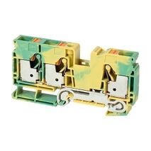 Allen-Bradley 1492-P Push-in Earth Terminal 16mm 1 Level 3 Conductor Entries Green Yellow