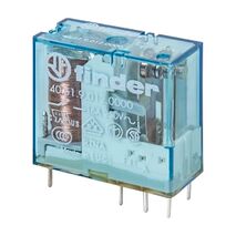 Finder 40 Series Miniature Printed Circuit Board Relay 10A 2 Changeover 12V DC Coil