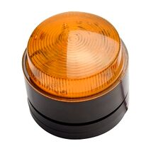 Moflash Xenon Beacons 2 Joules Flashing Mode IP65 230V AC Wall or Surface Mount Lens Amber