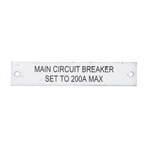 NHP Concept Panelboard Accessory Label Circuit Breakers