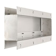 NHP Concept Premier Panelboard Accessory Plinth Single 75mm Stainless Steel