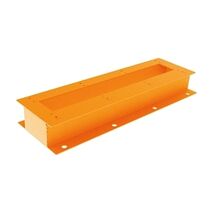 NHP Concept Tough Panelboard Accessory Plinth Stainless Steel Orange