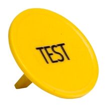 Sprecher and Schuh D7 Colour Cap for Flush Non Illuminated Pushbutton 22.5mm Yellow Test