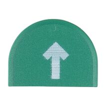 Sprecher and Schuh D7 Colour Cap for Flush Top Multi Function Pushbutton 22.5mm Green Up Arrow