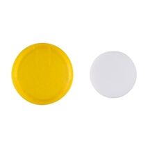Sprecher and Schuh D7 Colour Cap Lens Flush Yellow Blank for illuminated Pushbuttons 22.5mm