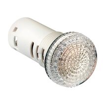 Sprecher and Schuh D7 Pilot Light 22.5mm Monolithic Incandescent 48V AC DC Clear