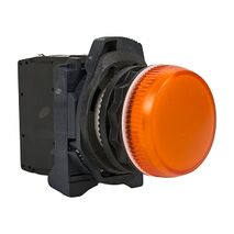 Sprecher and Schuh D7 Pilot Light 22.5mm Complete Plastic LED 240V AC Amber Lens