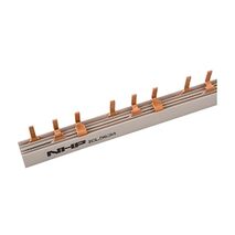 NHP DIN-T Miniature Circuit Breaker Busbar Comb 56 Way 4Pole Pin Type 80A End Feed 130A Centre Feed