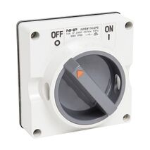 NHP ISO Surface Switch, 1 Pole 2 Way 10A 250V AC, w/o Base, Grey