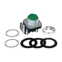 Allen-Bradley 800T PB 30.5mm FS Terminal Guard Flush Head Momentary Non Illuminated 1 N.O. Green