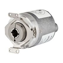 AB 843E EtherNet/IP Absolute Encoder CIP Multi Turn 4096 Hollow Shaft 1.2In D Flange 63mm
