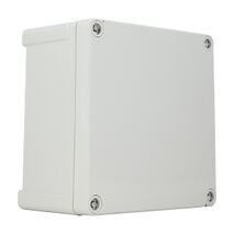 NHP NLINE Terminal Box Plastic IP65 H130 x W130 x D75mm Grey